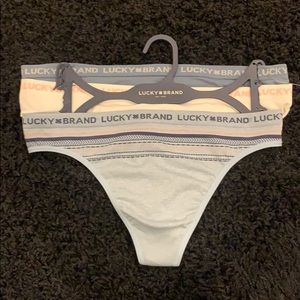 NWT Lucky Brand Women’s 3-Pack Thongs